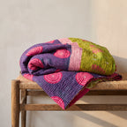 Nomad Stone Vintage Cotton Kantha Throw