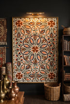 Drifting Dusk Hand-Embroidered Velvet Suzani Throw