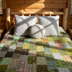 Artful Clay Luxury Patola Kantha Bedspread