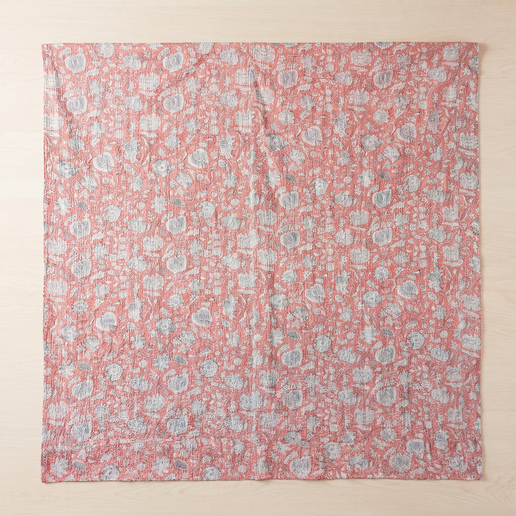 Pure Dawn Handmade Kantha Bedspread