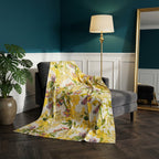 Dreamy Indigo Cotton Reversible Kantha Throw