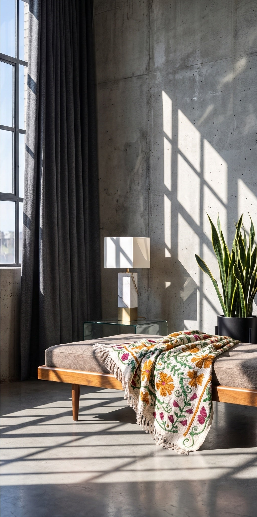 Botanical Bloom Suzani throw — separated gallery photo 6