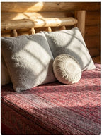 Indigo Mist Handmade Kantha Ajrak Queen Bedspread
