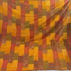Rust Echo Handmade Patola King Bedspread