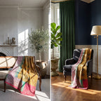 Sky Dew Luxury Vintage Suzani Kantha Throw