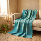 Jeté en coton kantha vintage Desert Stone