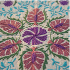 River Pebble Hand-Embroidered Cotton Throw