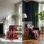 Ivy Fern Luxury Vintage Suzani Kantha Throw