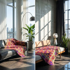 Ivy Fern Luxury Vintage Suzani Kantha Throw