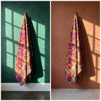 Ivy Fern Luxury Vintage Suzani Kantha Throw