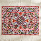 Velvet Vesper Hand-Embroidered Luxury Throw