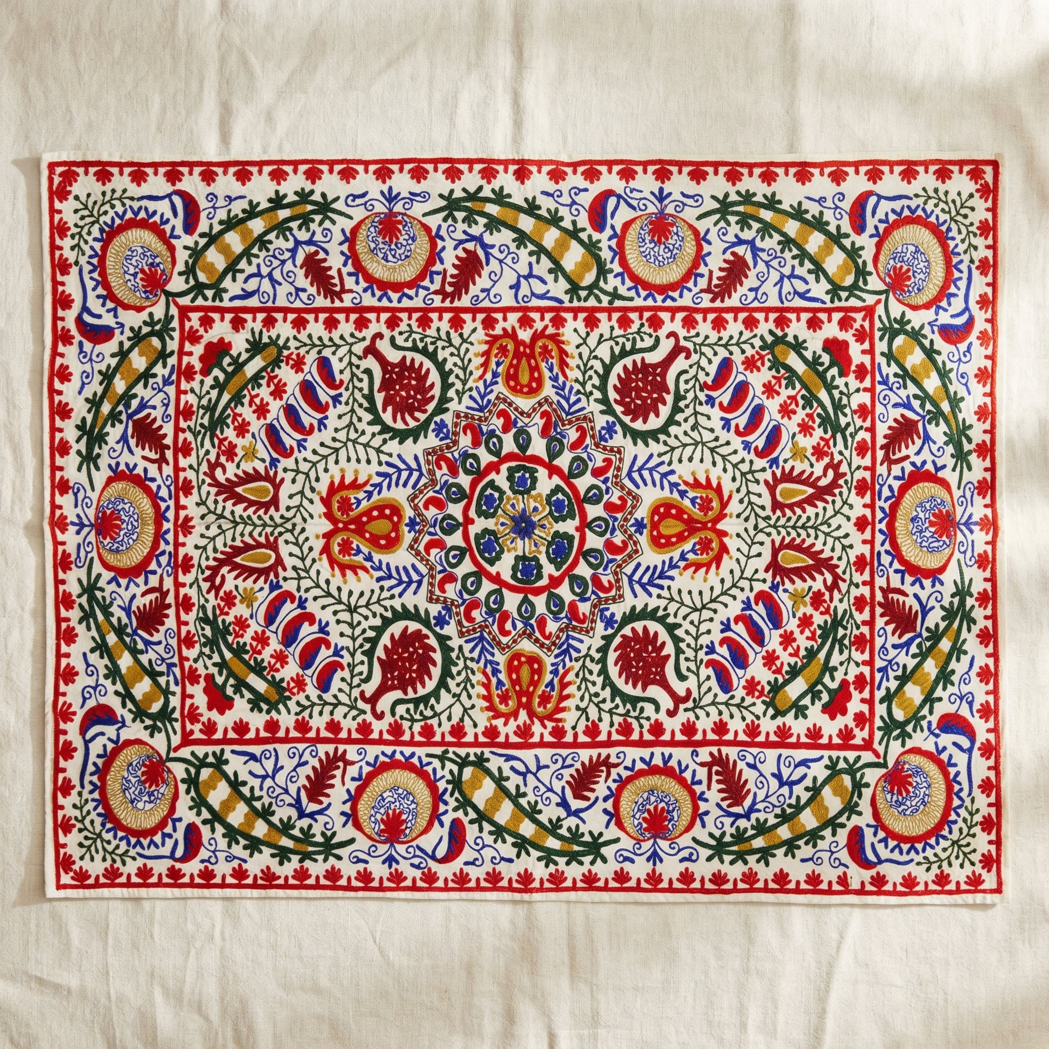 Velvet Vesper Hand-Embroidered Luxury Throw