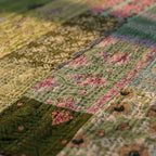 Silken Mist Luxury Patola Kantha Bedspread