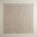 Azure Lotus Handmade Kantha Queen Bedsheet