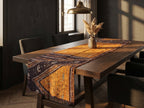 Whispering Mist Vintage Handmade Kantha Silk Runner