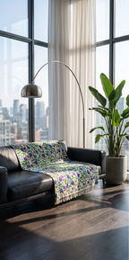 Gentle Glow Suzani throw — separated gallery photo 5