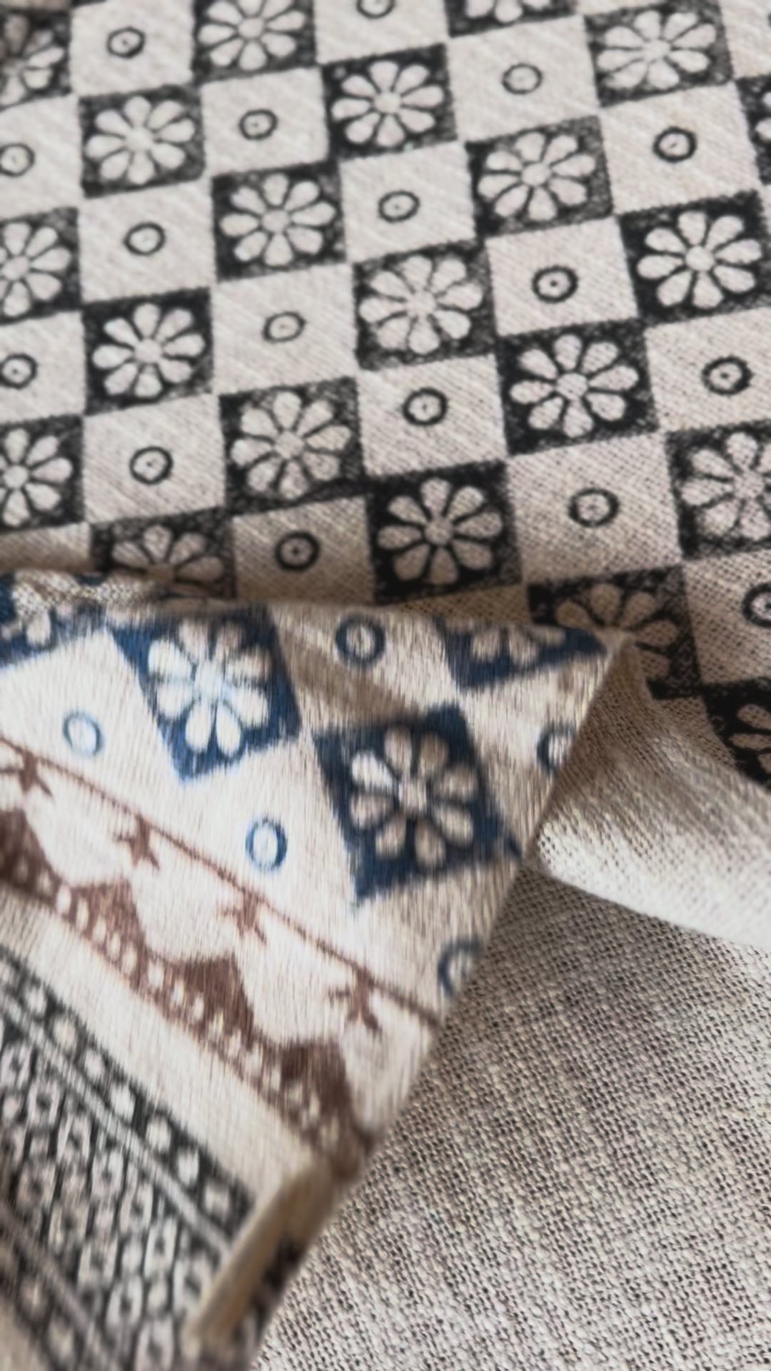 Khandar Hand Block Print Cotton Bedspread