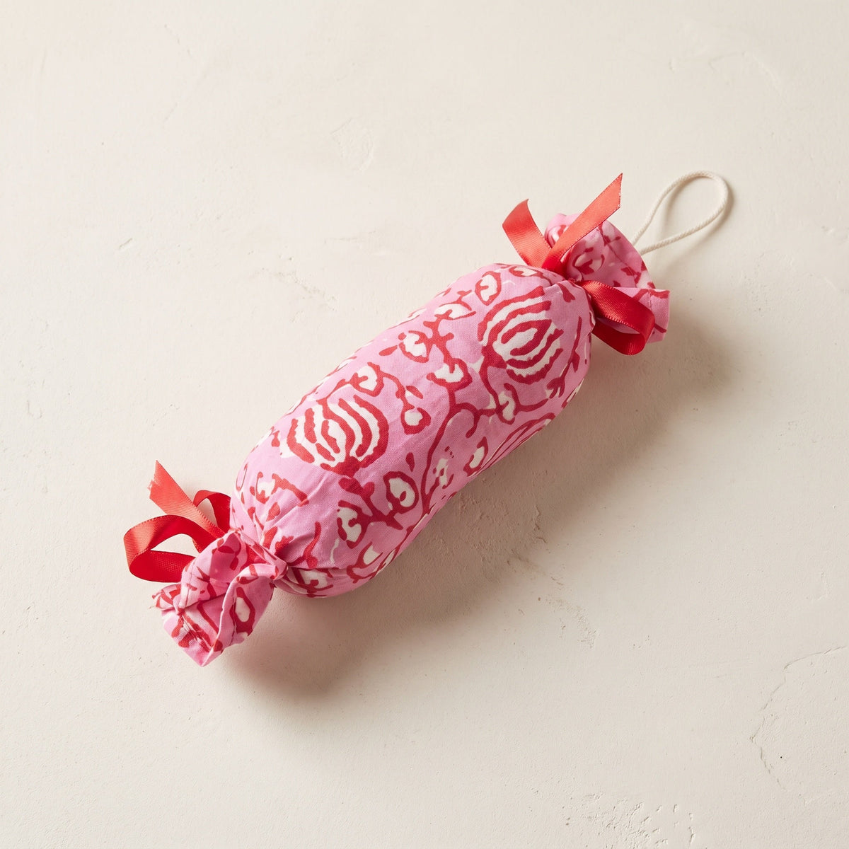 Dawn Whisper handcrafted cotton Christmas ornament – studio photograph