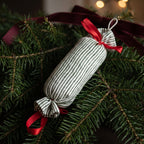 Saffron Whisper handcrafted cotton Christmas ornament – tree styling